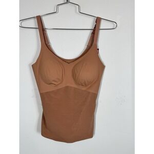 Honey Love Liftwear Support Cami Tan Shapewear Sleeveless Size L Compression
